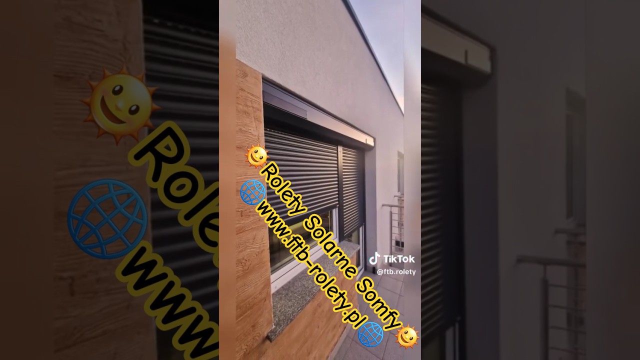 Rolety Solarne Somfy - Jak zamontować - Bez prądu,  bez problem&oacute;w instalacyjnych.