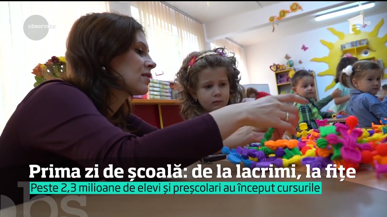 De la lacrimi, la fițe, în prima zi de școală!