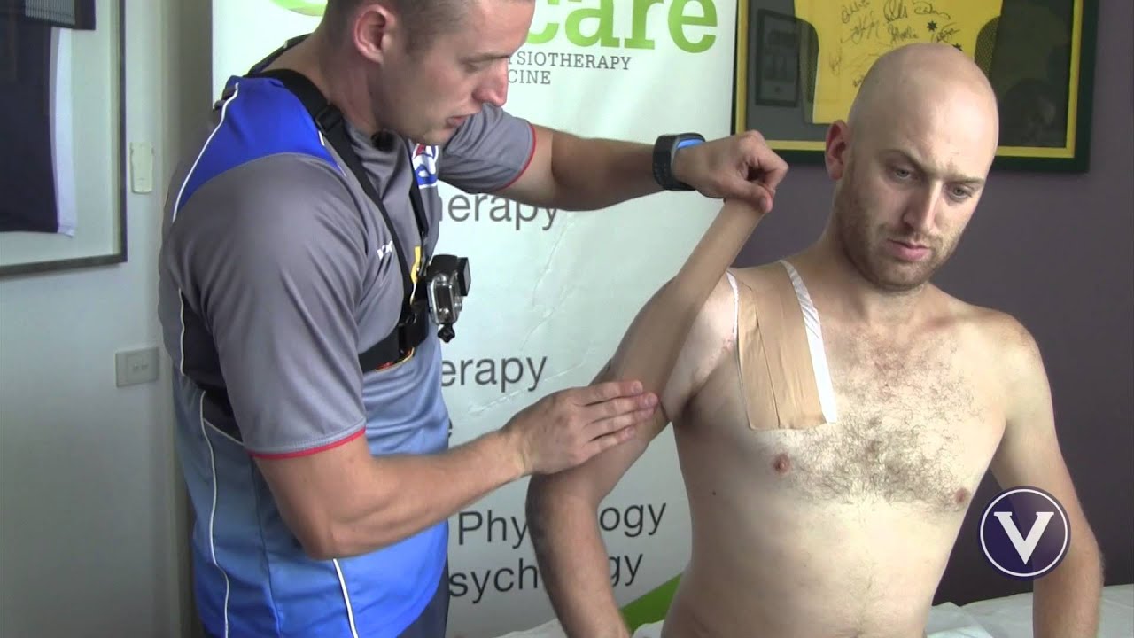 Taping Techniques 4.0 How to tape a Shoulder for an AC Joint