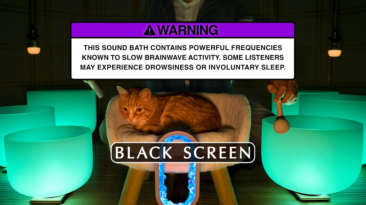 **WARNING** Very POWERFUL Sleep Sounds (Black Screen Version)