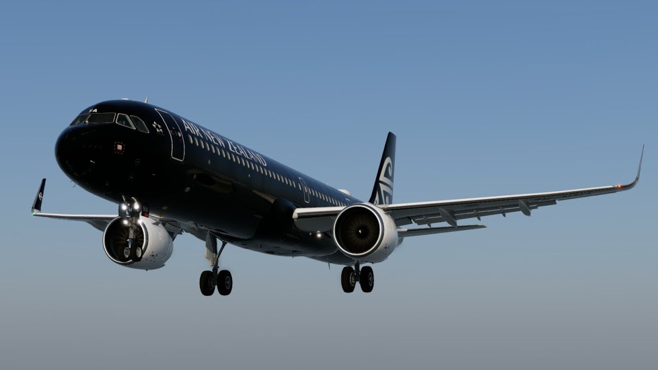 Noumea Landing | AirNewZeland | ToLiss A321N | X-Plane 12