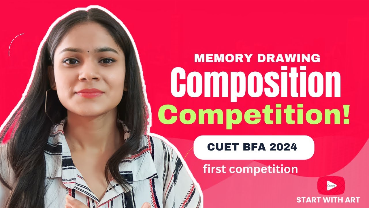 Free Memory drawing competition for bfa cuet 2024 🔥⚡️bfa 2024 #composition #bfa