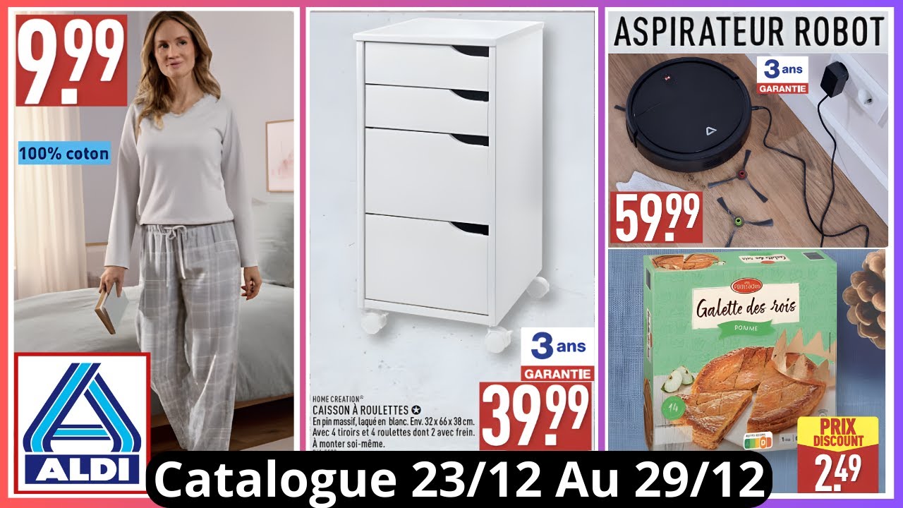 ALDI France Catalogue de la semaine du 23/12/25 au 29/12/25 Bons Plans #aldi  #promo Arrivage
