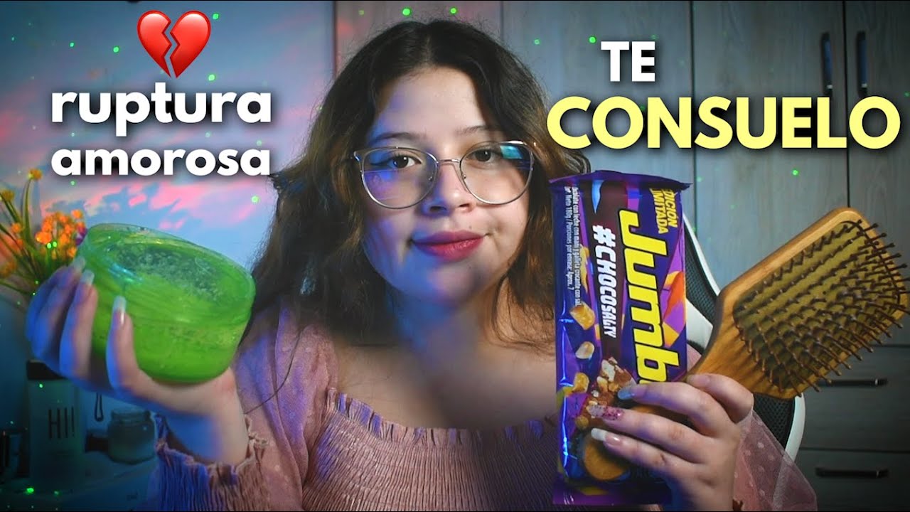 ASMR AMIGA te CUIDA / tu CORAZ&Oacute;N ROTO 💔 ASMR atenci&oacute;n personal💆🏻&zwj;♀️ Vivalen ASMR