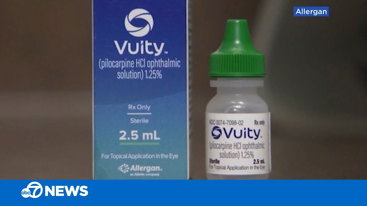 FDA approves new eye drops that limit need for reading glasses