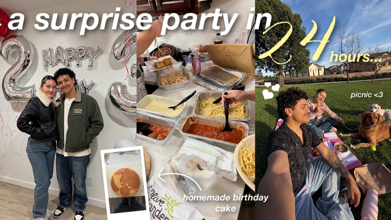 I threw a surprise birthday party for my boyfriend in 24 hours