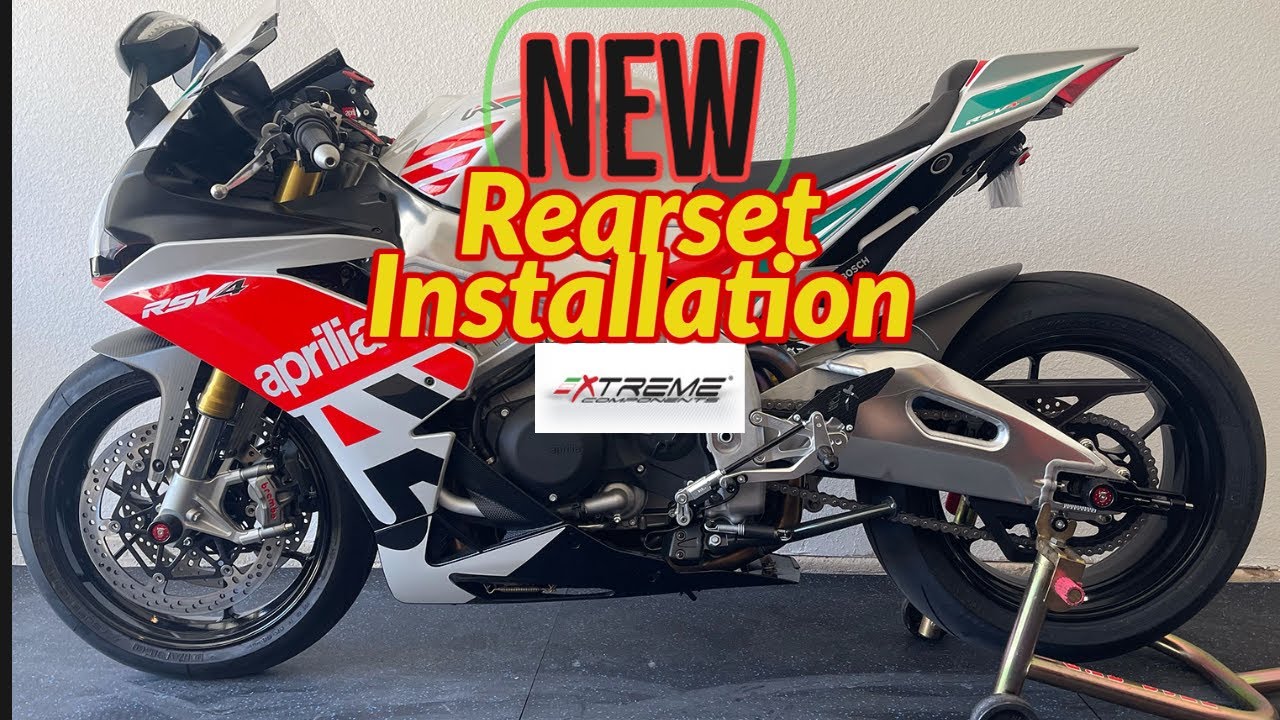 Установка задней подвески Aprilia RSV4