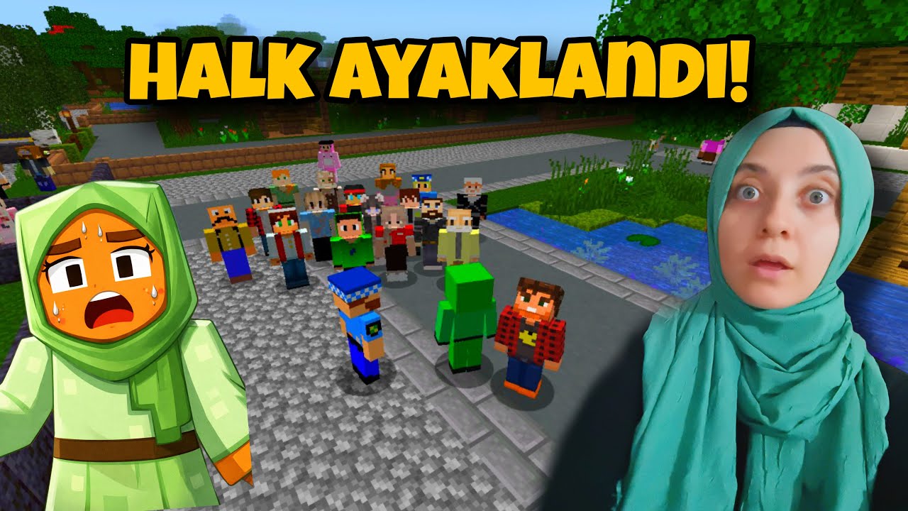 🔥HALK AYAKLANDI ! ANNE BEKLENİYOR 😱 minecraft hikaye