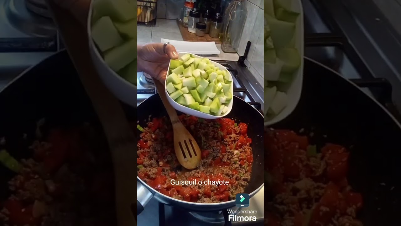 Has comido guisquil o chayote de esta forma es riquísimo.