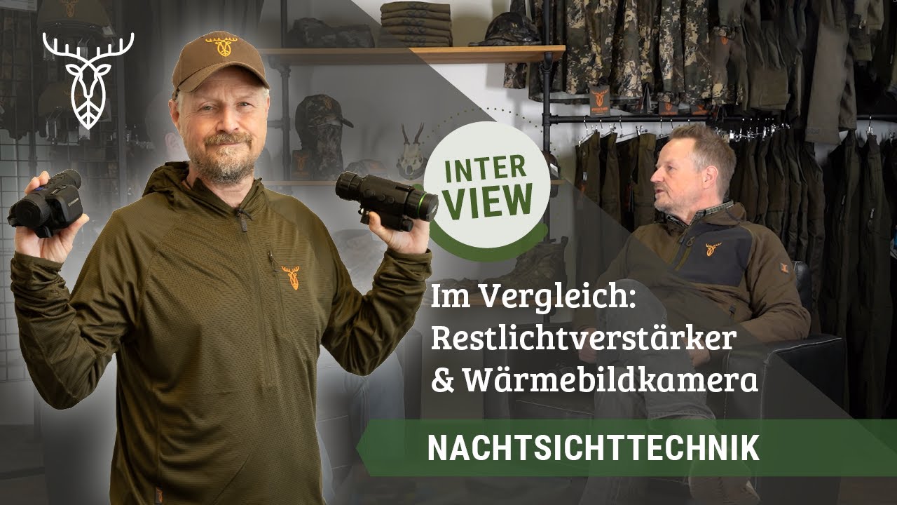 Nachtsichttechnik erkl&auml;rt: W&auml;rmebild vs. Restlichtverst&auml;rker - Was wof&uuml;r? Ideal f&uuml;r Jungj&auml;ger!