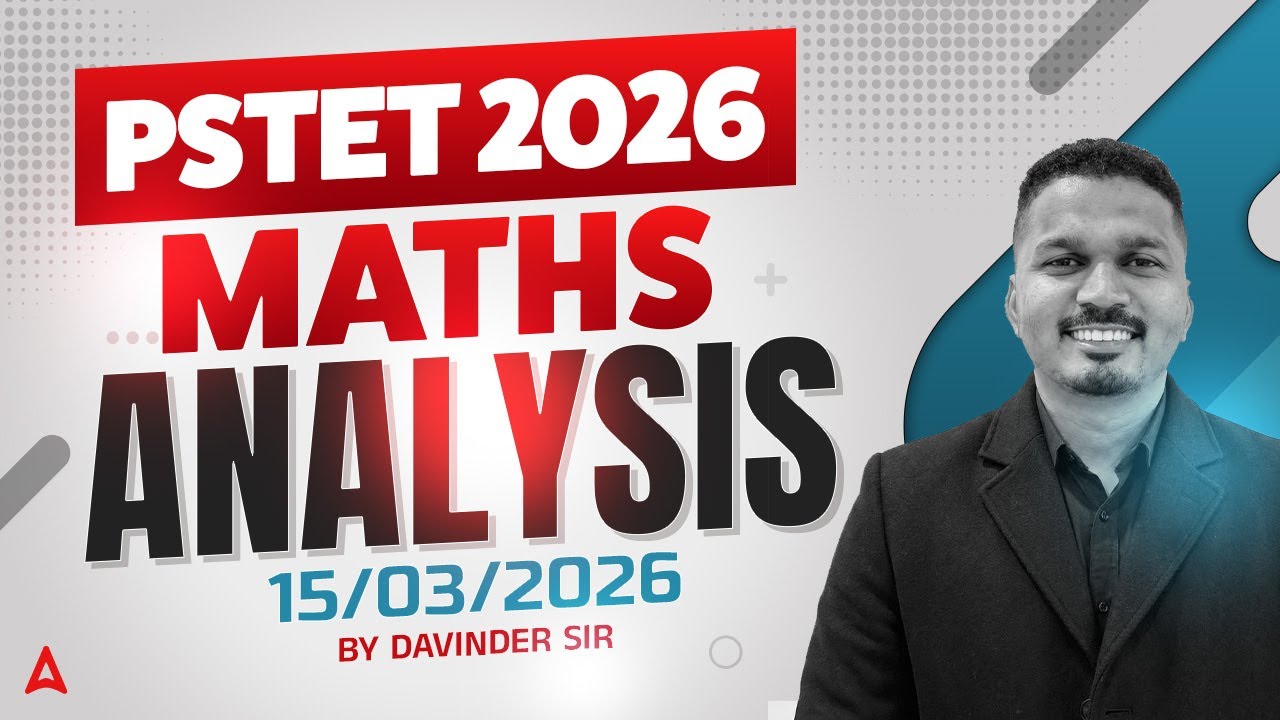 PSTET 2026 Maths Exam Analysis | PSTET Maths Paper Analysis 2026 | By Davinder sir