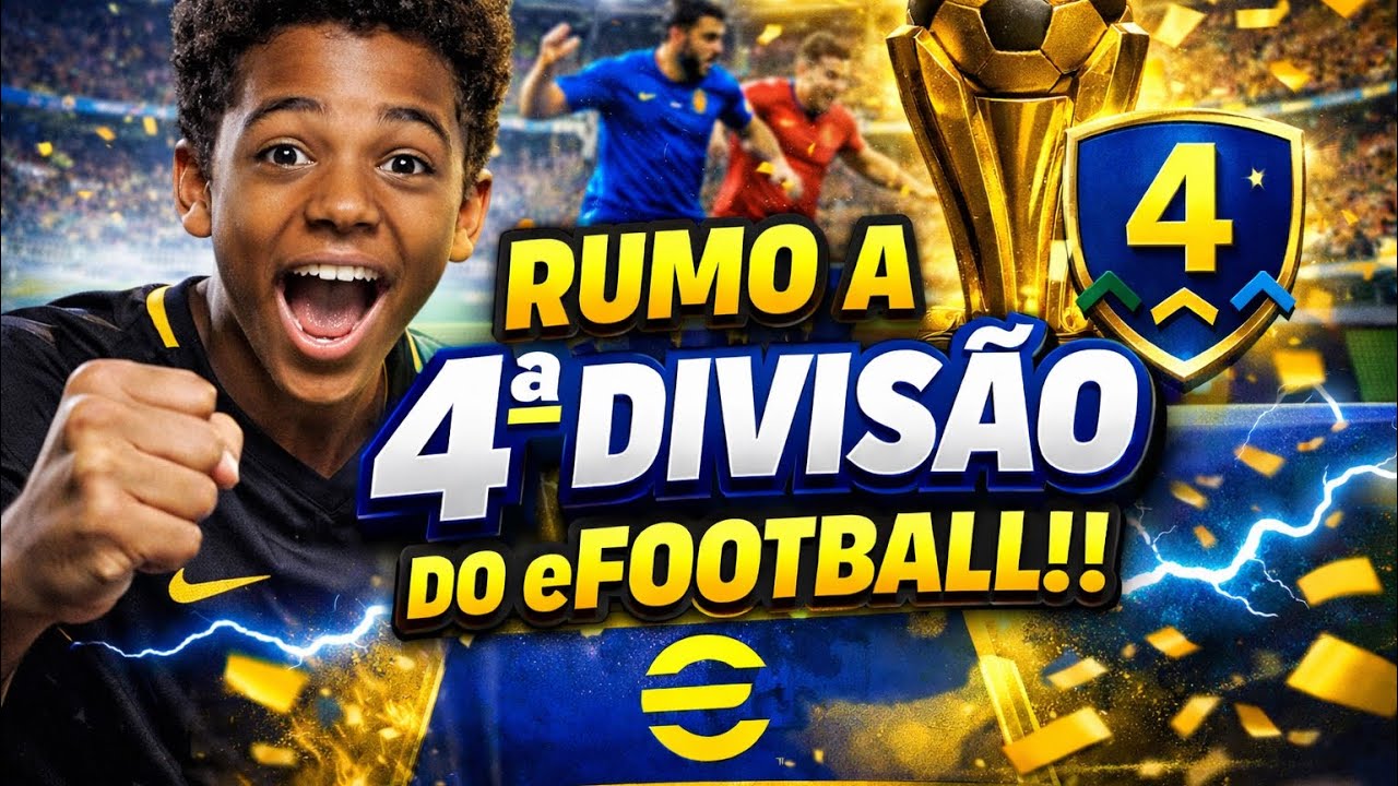 RUMO A 4 DIVISÃO NO EFOOTBALL!!! NESSE VÍDEO TERÁ MUITOS GOLAÇOS ⚽️🏆