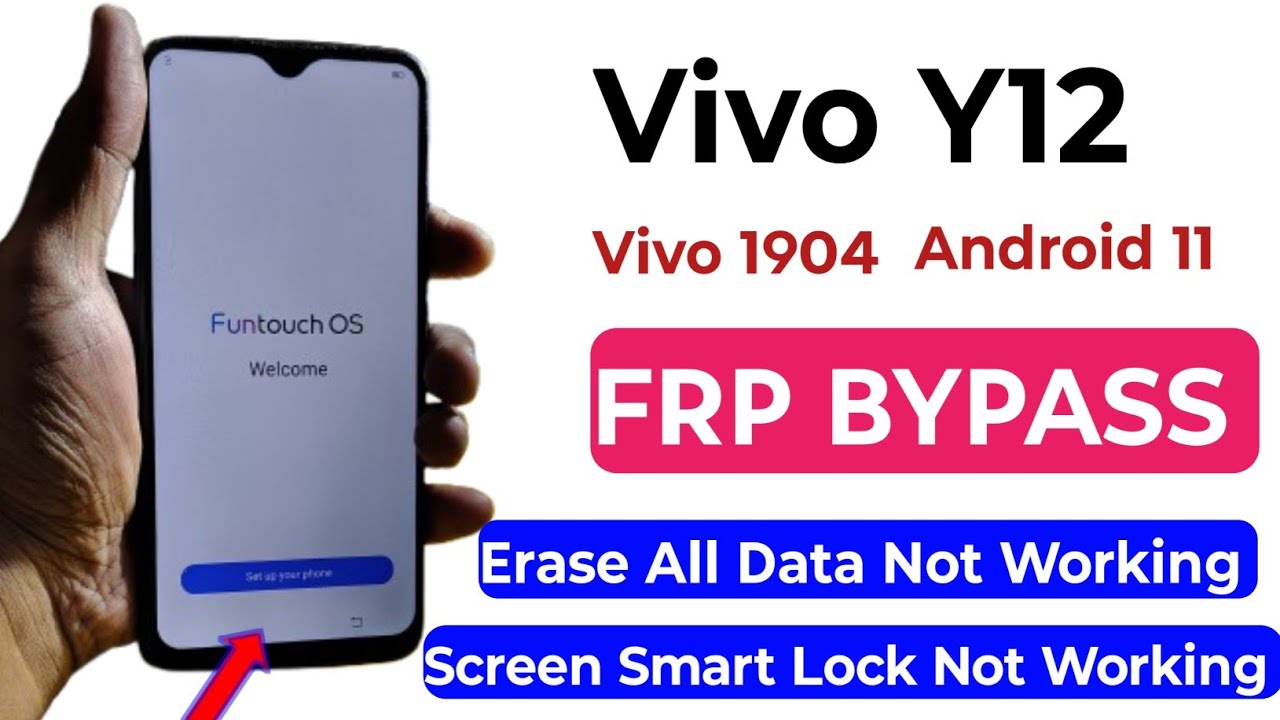 Vivo Y12 (Vivo 1904) FRP Bypass | Android 11 | Without Pc | Vivo Y12 Google Account Unlock 2025