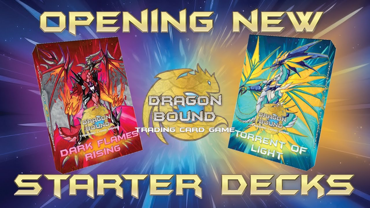 FIRST LOOK AT NEW STARTER DECKS!!! Dragon Bound TCG