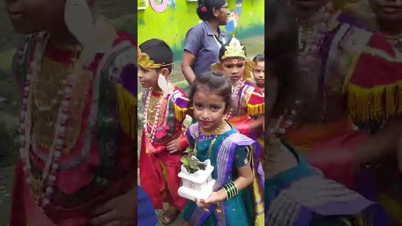 Little Feet, Big Devotion! Aashadi Palkhi Celebration by Our Tiny Varkaris✨