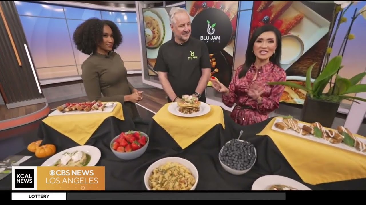 KCAL TV CBS LosAngeles - Blu Jam Cafe: Inside the recipes of LA's iconic brunch spot