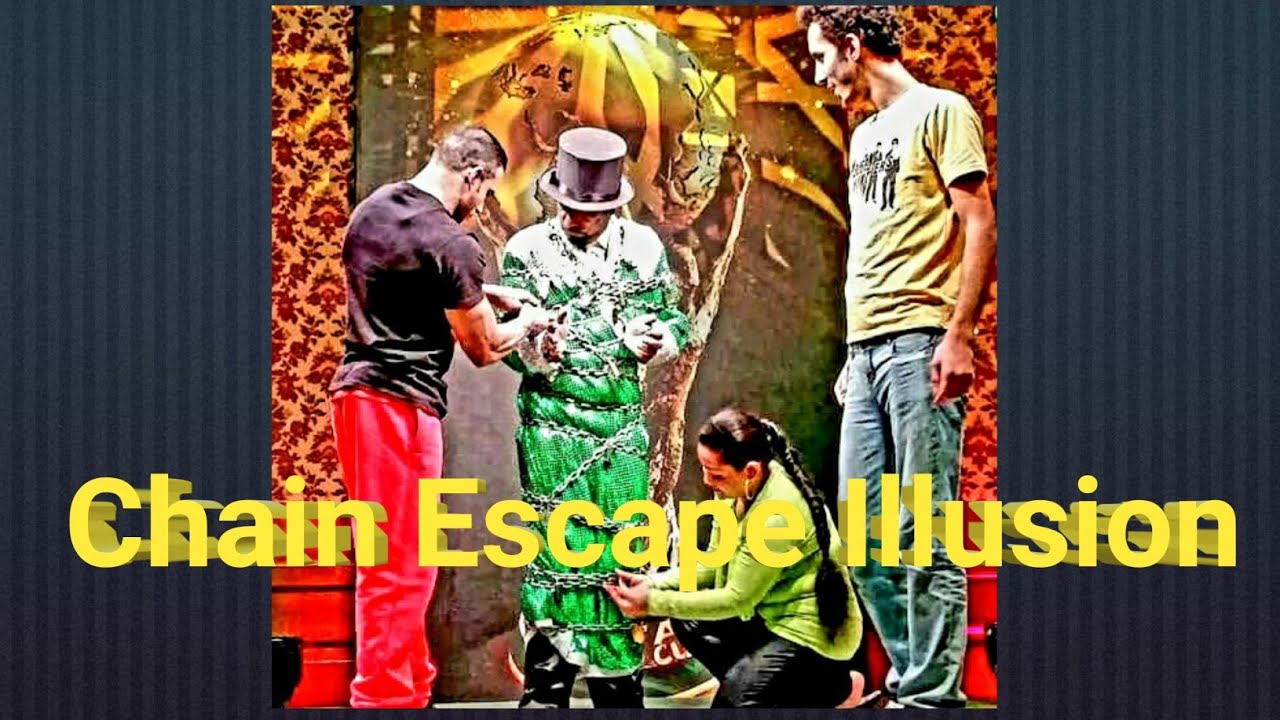 Chain Escape Magic Illusion | Dr.Gugampoo.Kuwait | #chainescapeillusion #gugampoo #chainillusion