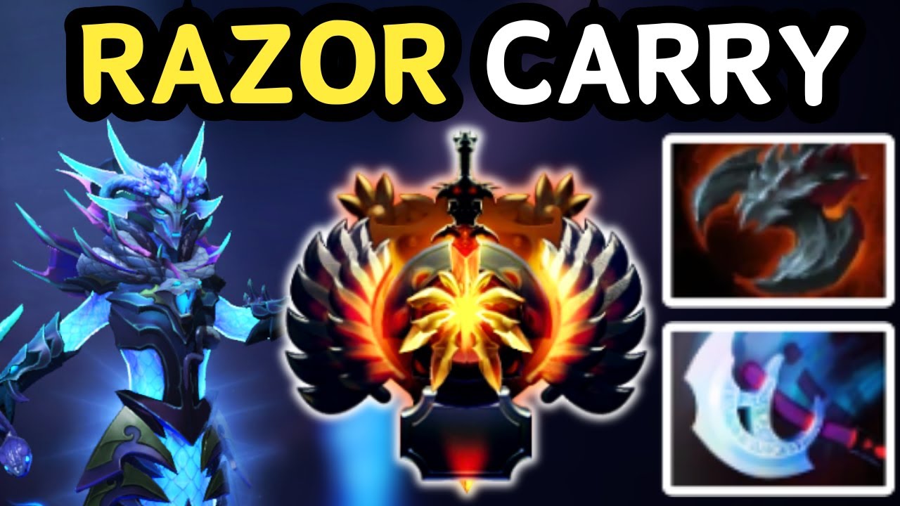 🔥 RAZOR CARRY IS JUST LEGAL THEFT OF DAMAGE 💰 | DOTA 2 🔥