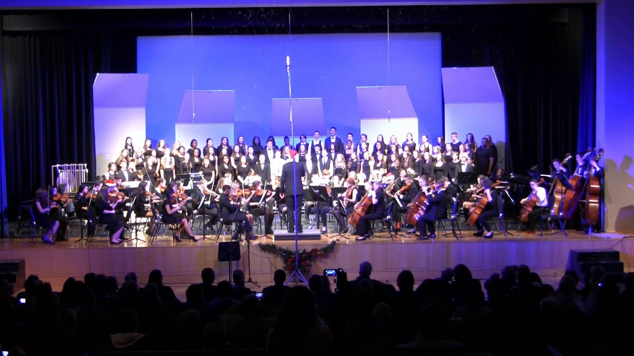 2014 12 10 MHS Orchestra Chorus God Bless Us Everyone