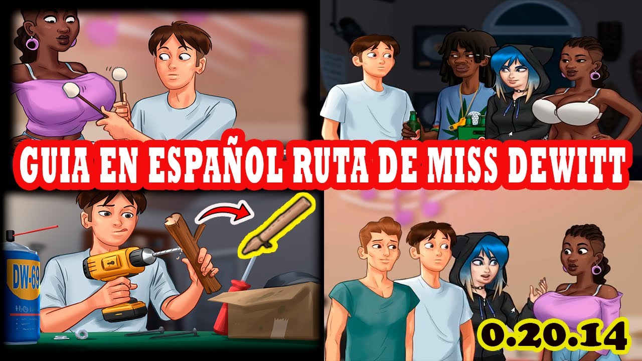 Summertime Saga Ruta Tutorial Profesora de Musica Miss Dewitt