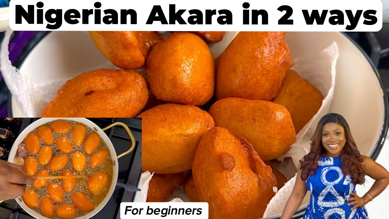 Как приготовить нигерийскую акару двумя способами для начинающих | пошаговая инструкция