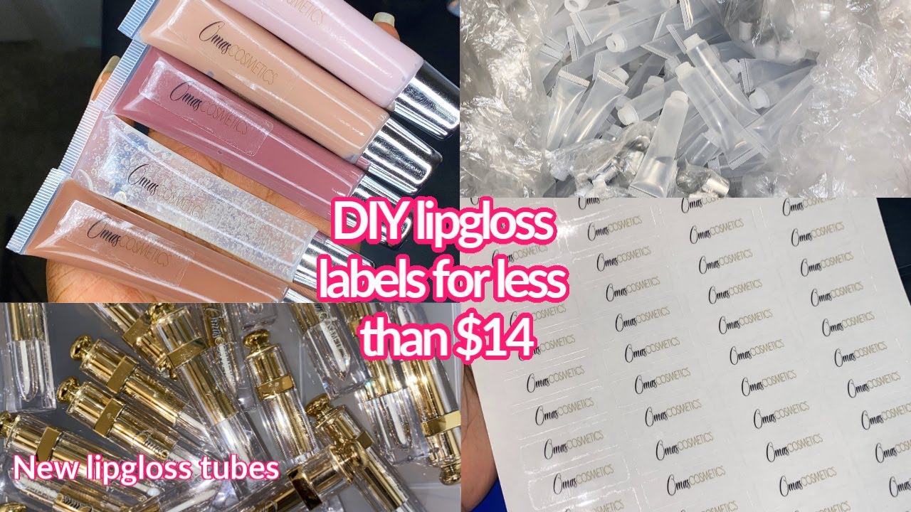 Entrepreneur Life: How to make lipgloss labels, New lipgloss tubes.,