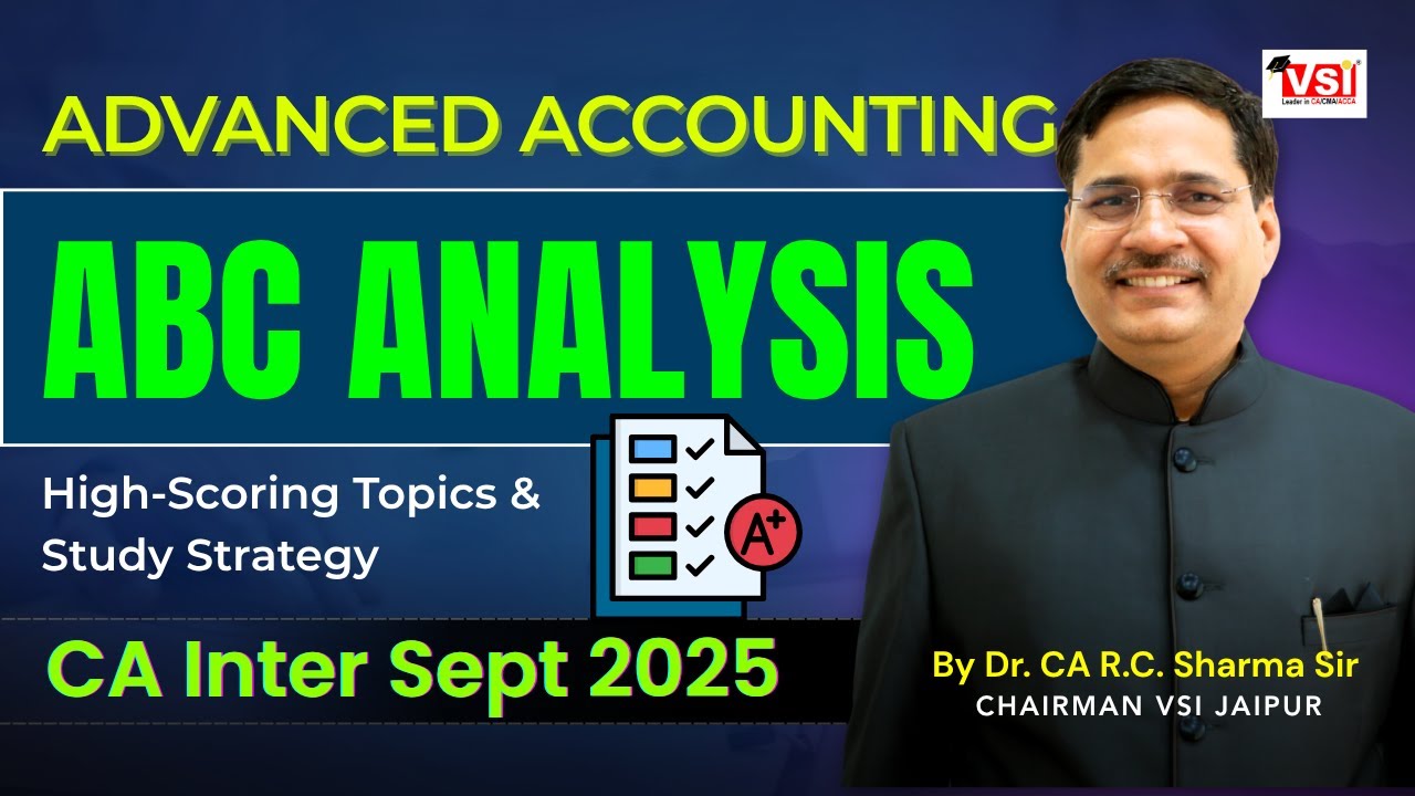 ABC Analysis for CA Inter Advanced Accounting Sept 2025 | High-Scoring Topics & Study Strategy🎯