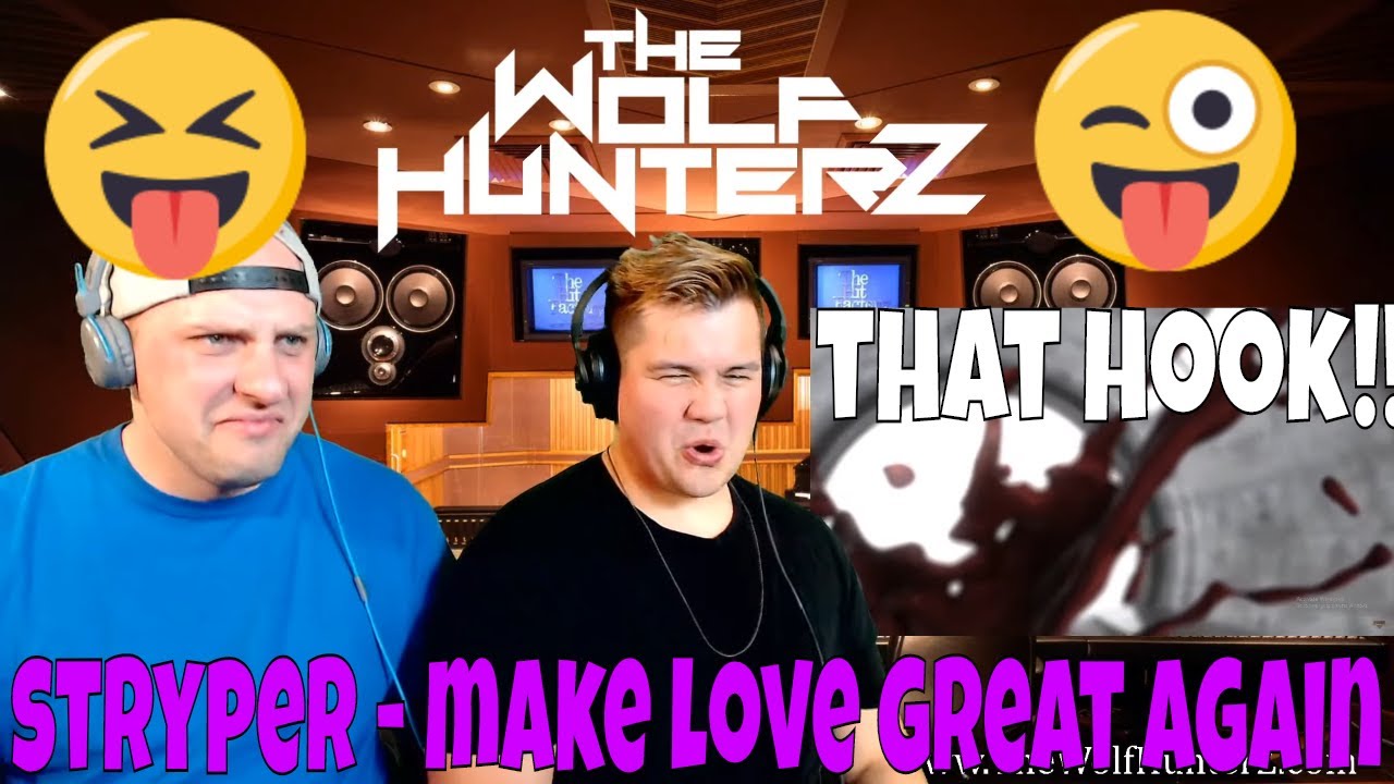 Stryper — Make Love Great Again — Официальное лирическое видео | THE WOLF HUNTERZ Реакция Джона и...