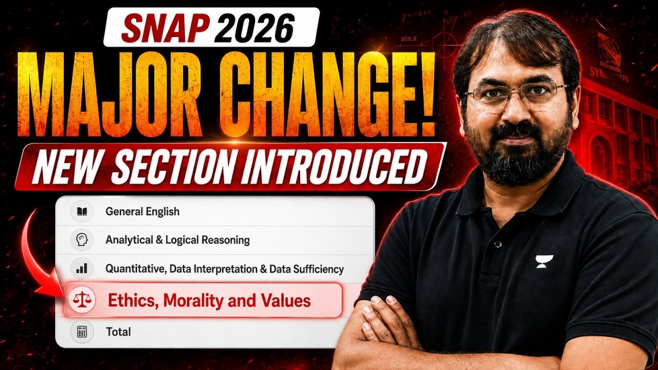 SNAP 2026 Major Change! New Section Introduced 🚨 Ethics and Moral Values section?