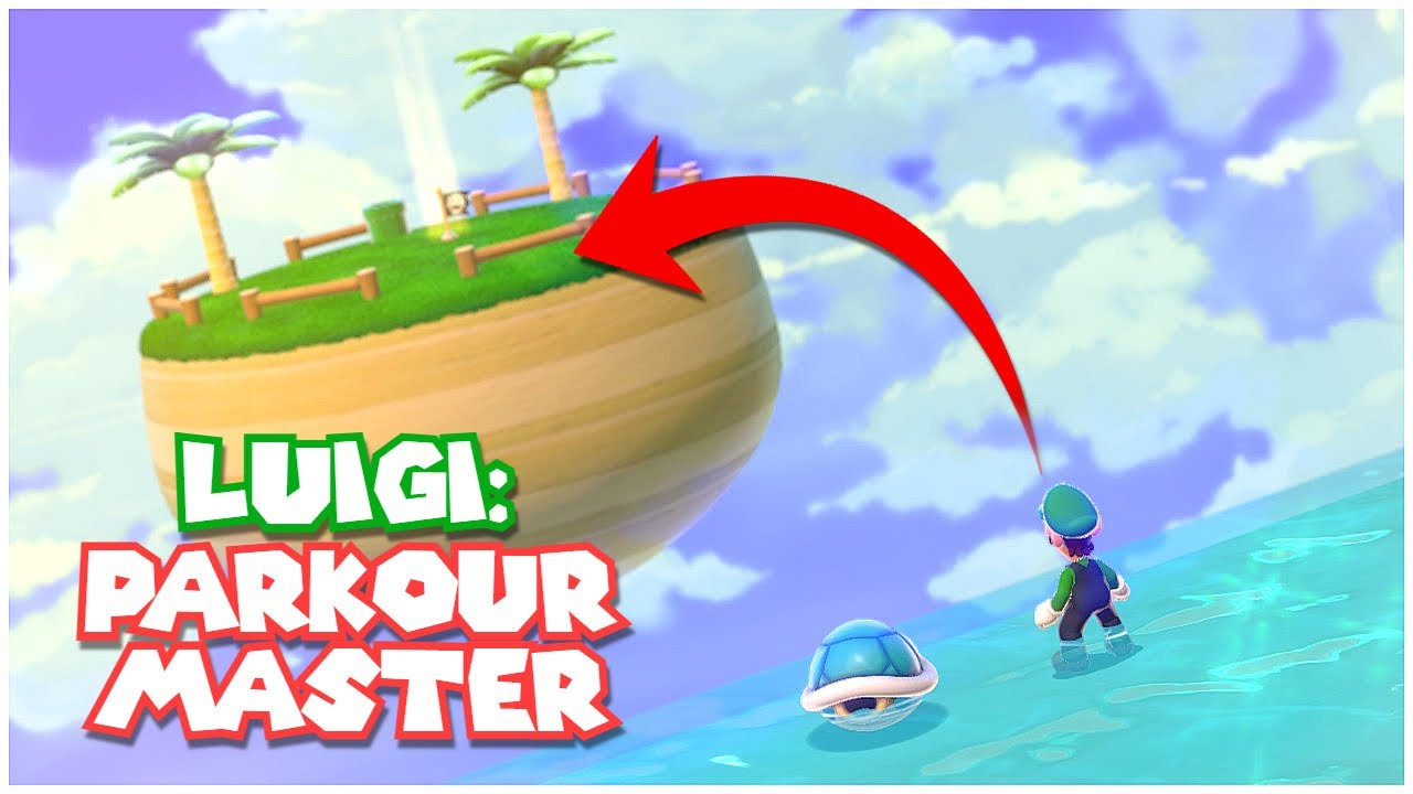 Cool Parkour with Luigi - Super Mario 3D World + Bowser's Fury