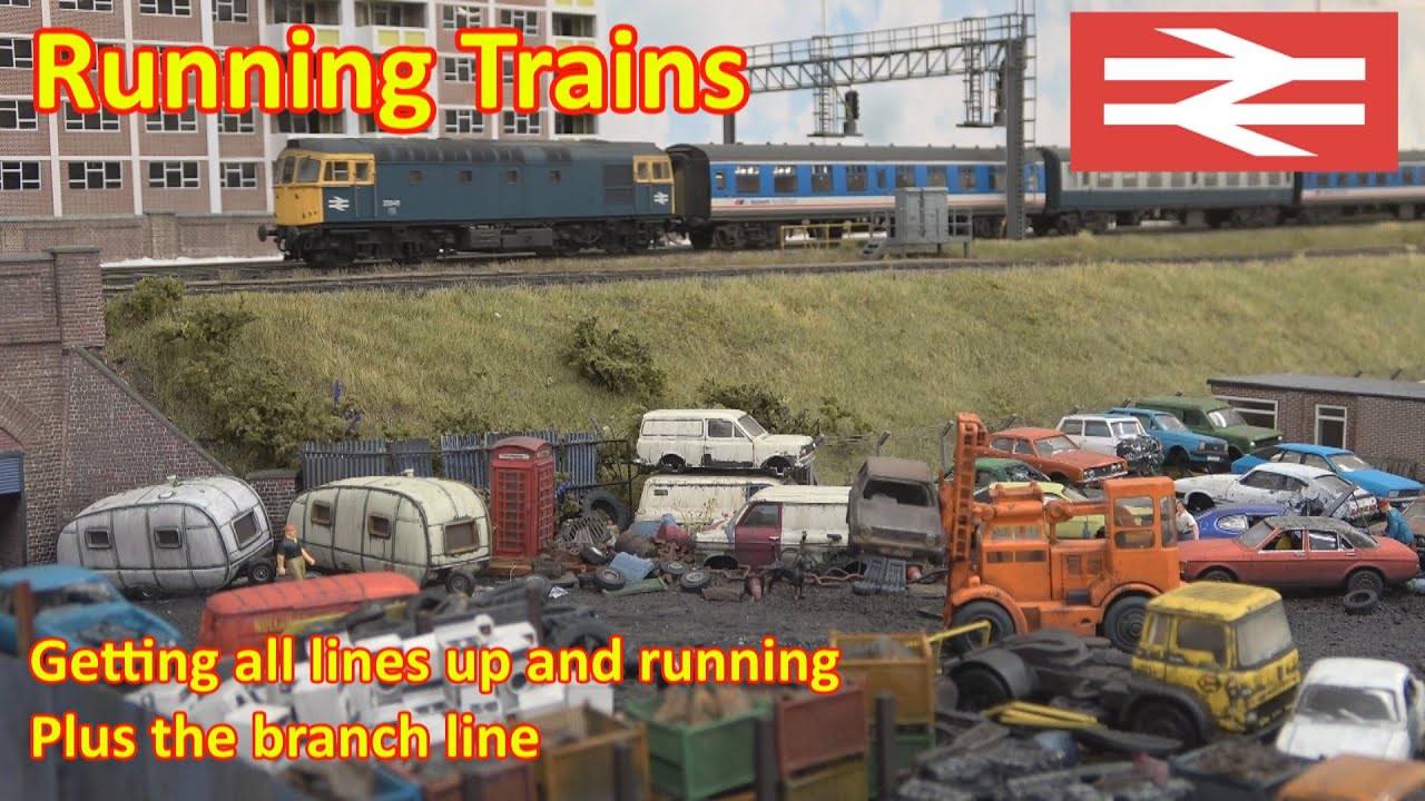 Trains Running on the Layout