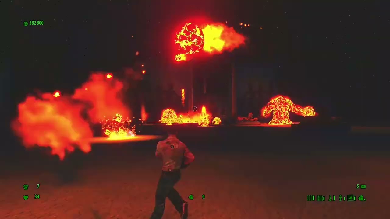 Giant Lava Golem Boss Fight