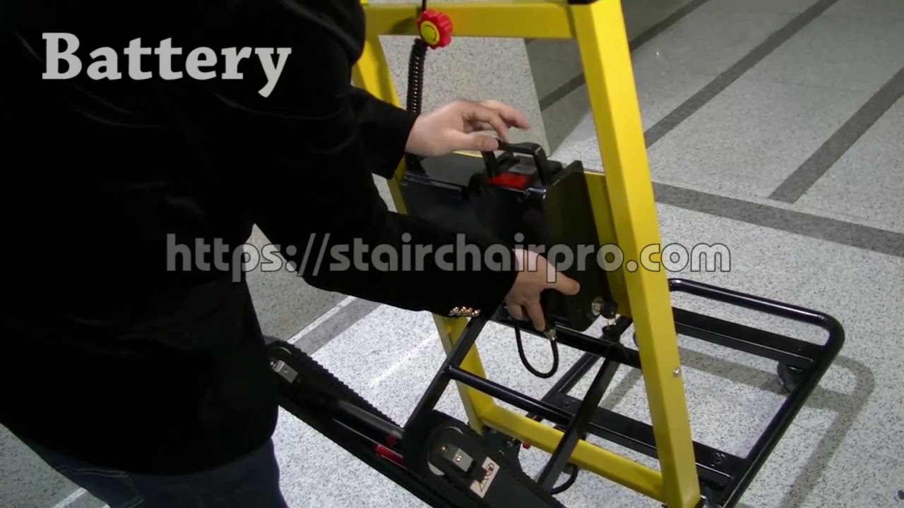 motorized electric stair climbing hand truck/ trolley to easily lift goods by stair steps