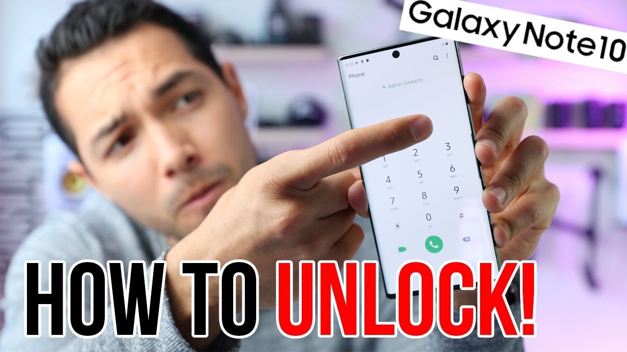 How To UNLOCK Samsung Galaxy Note 10! - Fast and Easy