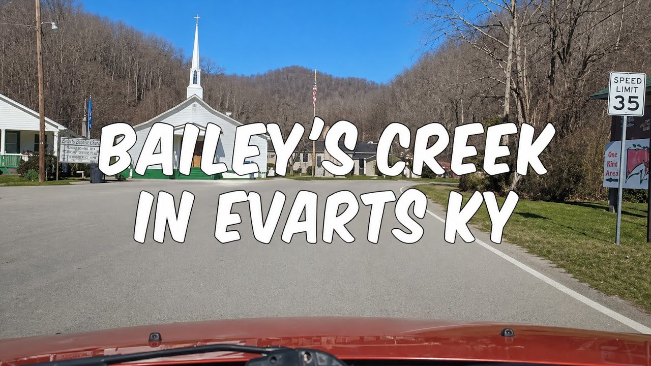 Driving Thru Bailey's Creek In Evarts Kentucky