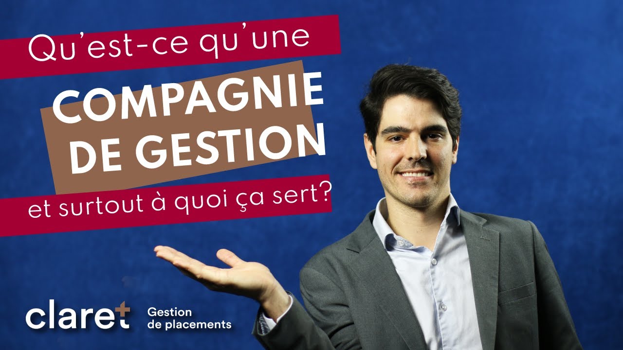 Qu’est-ce qu’une compagnie de gestion et surtout à quoi ça sert?