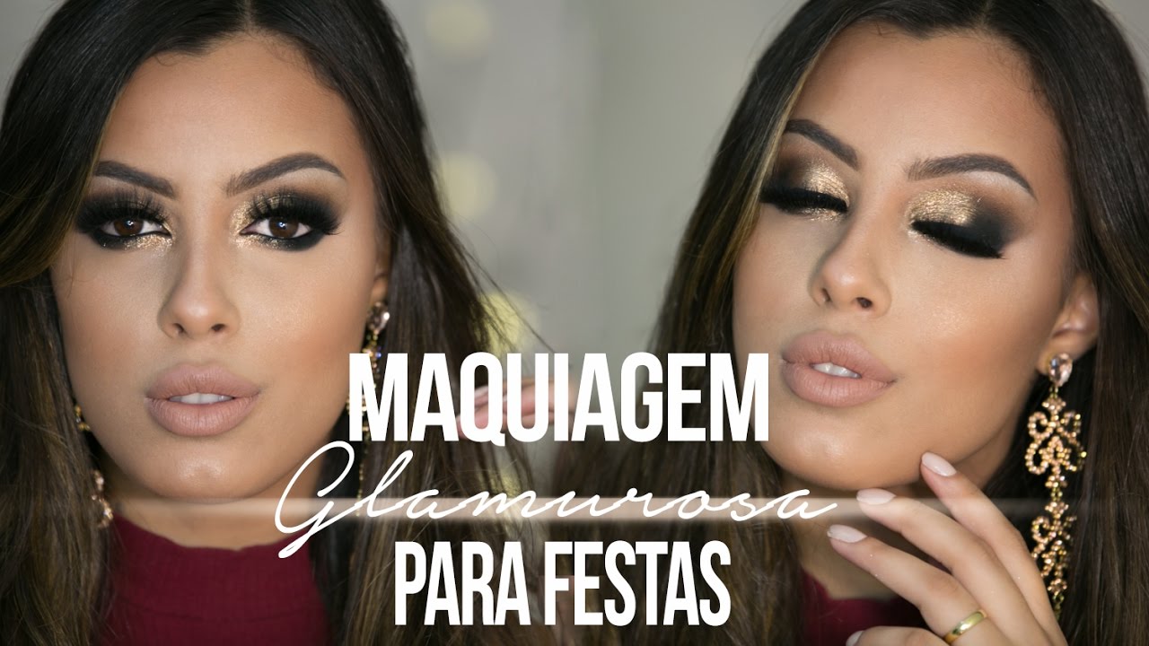 Tutorial | Maquiagem GLAMUROSA para Festas | por Leh Pequeno
