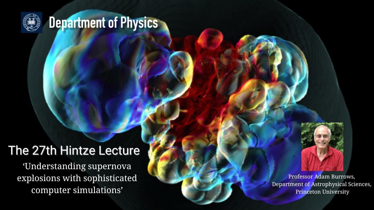 The 27th Hintze Lecture 'Understanding supernova explosions with sophisticated computer simulations'