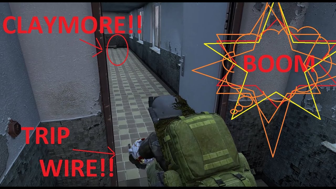 CLAYMORE TRIP WIRE!!! 1.18! DayZ! #dayz #dayzgameplay #dayzsurvival #dayzshorts #dayzespa&ntilde;ol