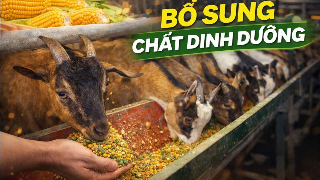 Bổ sung gì cho dê cuối ngày - goat farm