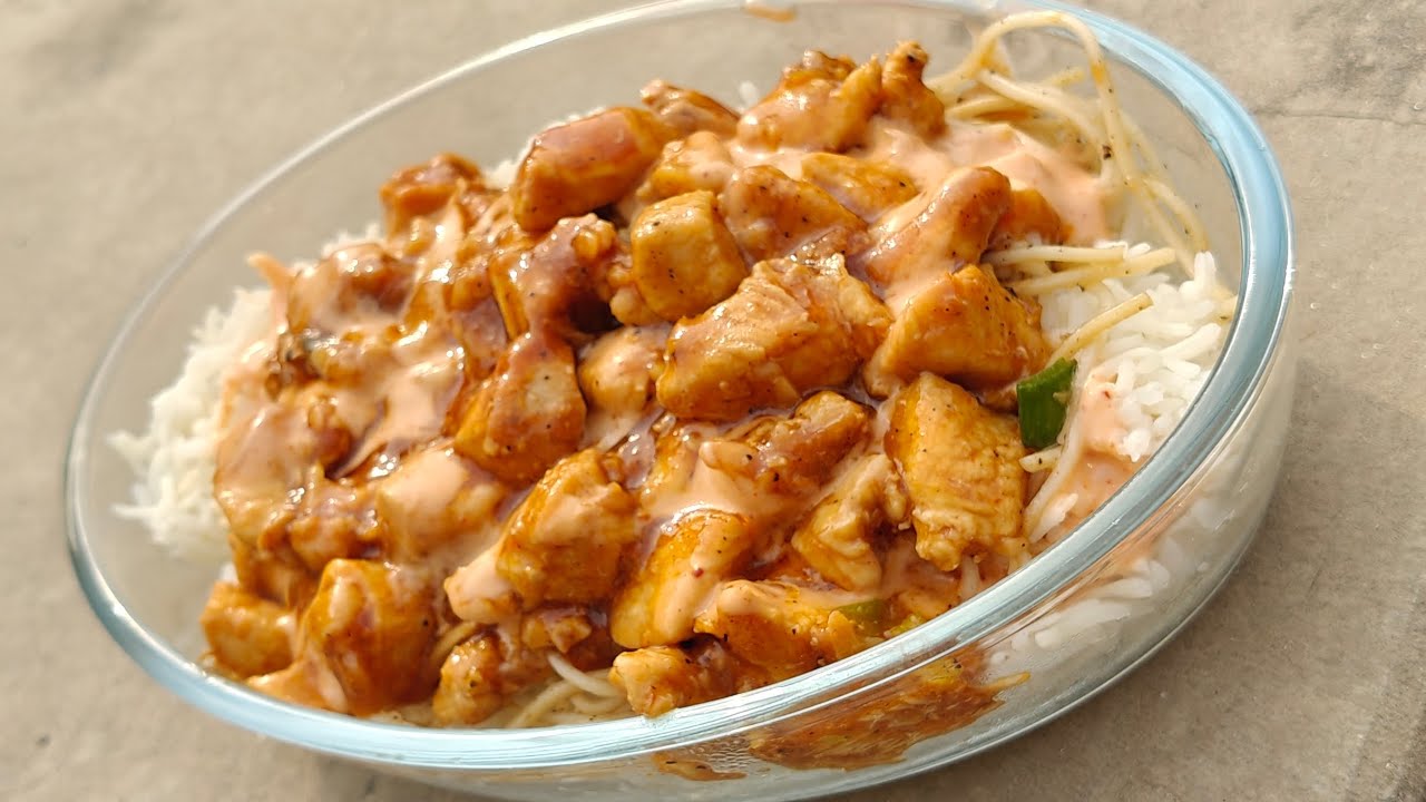 Super tasty super yummy chicken rice with chowmin | Aasan or restaurant jaisa khana |@Quick_Recipes2