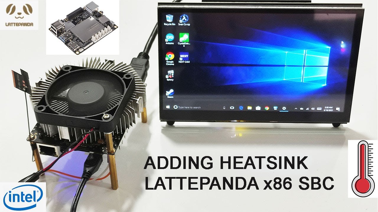 LATTEPANDA V1: ADDING HEATSINK AND FAN