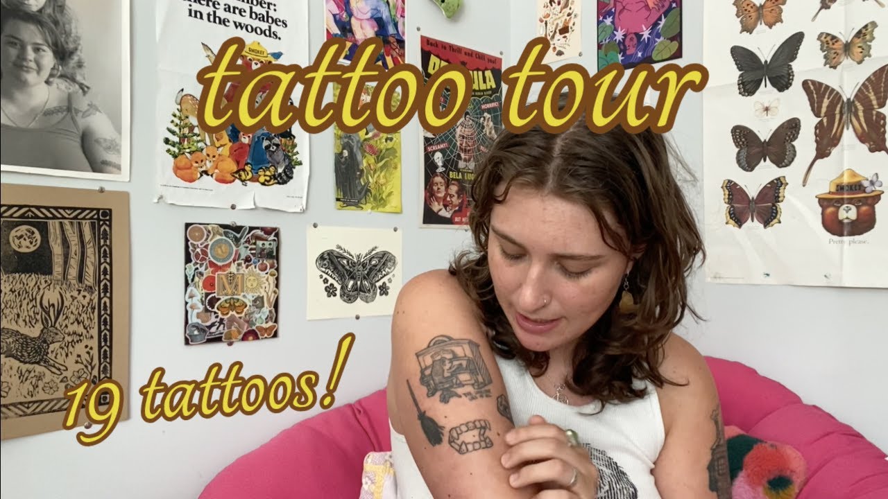 tattoo tour! 🥀 regrets, doing my own tattoos, and future plans!