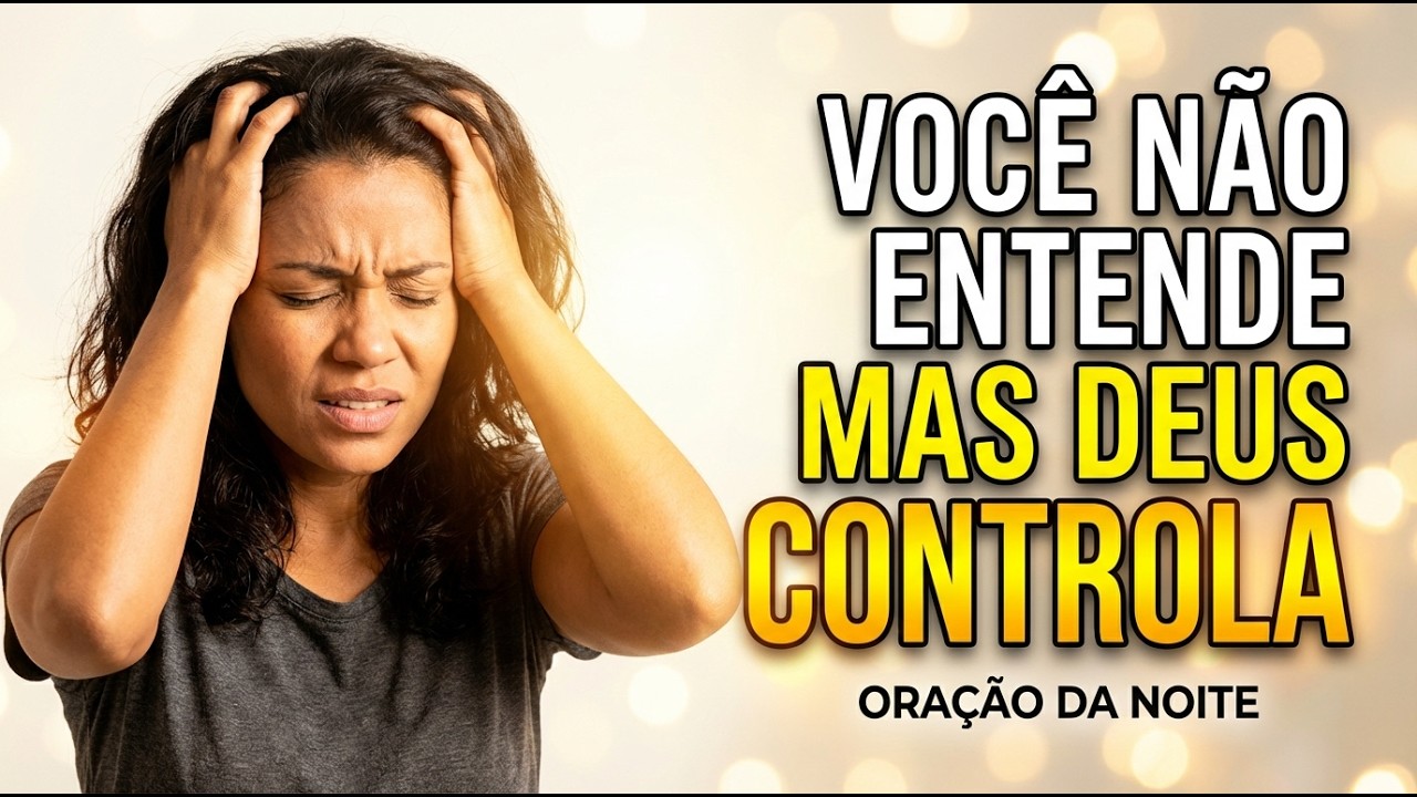Deus Tá no Controle Mesmo Quando Você Não Entende | Oração da Noite— Jó 42:2