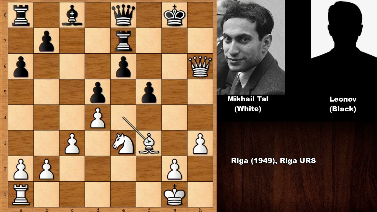 Mikhail Tal vs Leonov - Riga (1949)