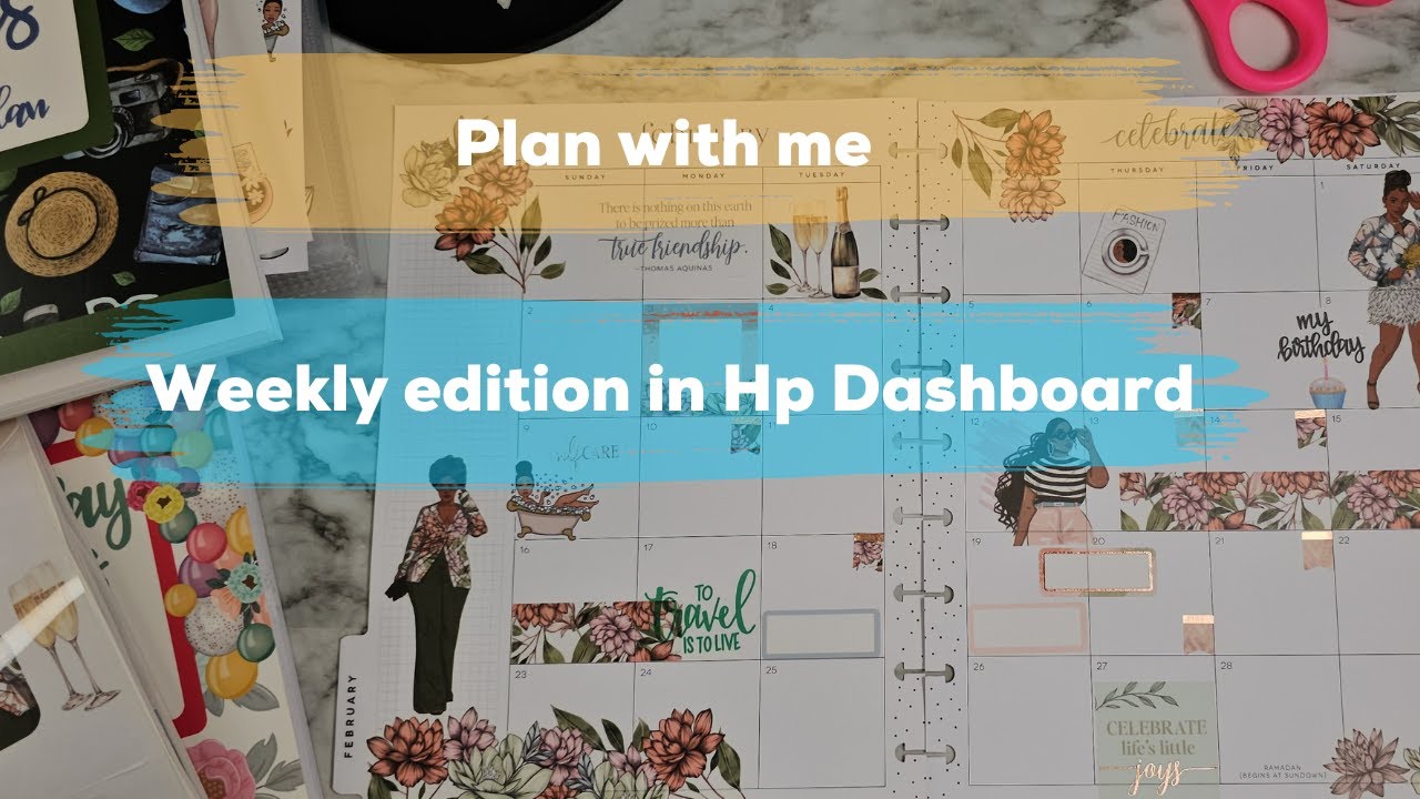 Plan With Me: Vacation Edition! | Goldmine & CoCo, StickWithCatie, Tawana Simone in HP Dashboard