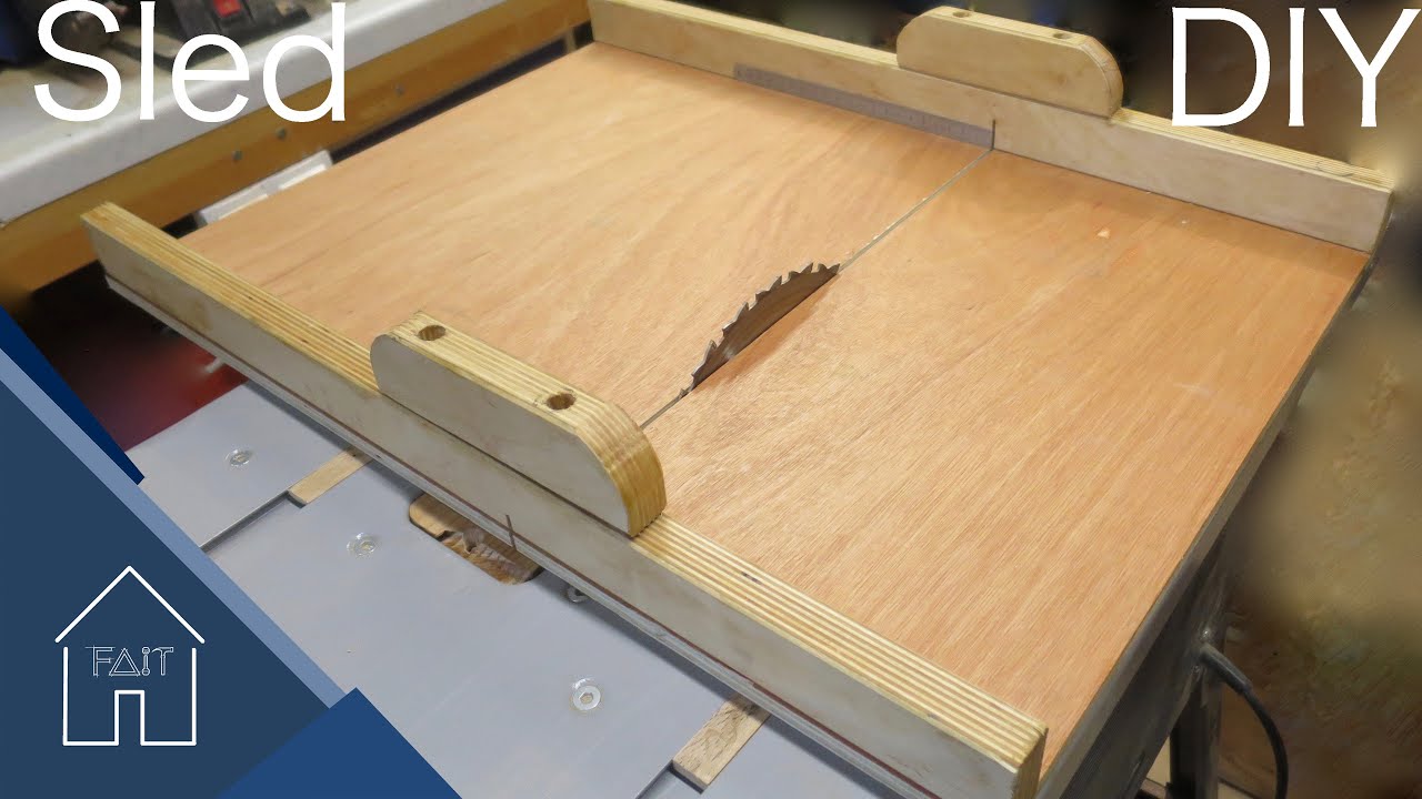 Table saw sled - DIY