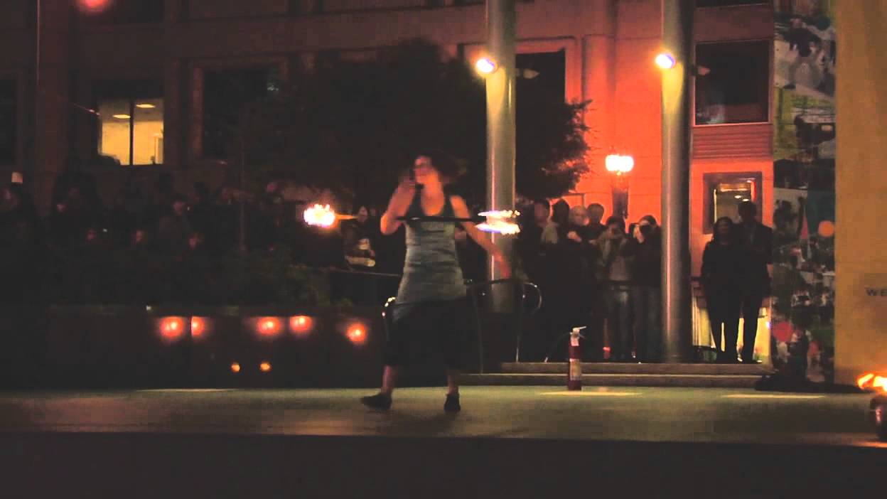 Fire Contact Staff Solo: Aileen Deirdre Lawlor, Act 24 from the 2011 Fire Dancing Expo