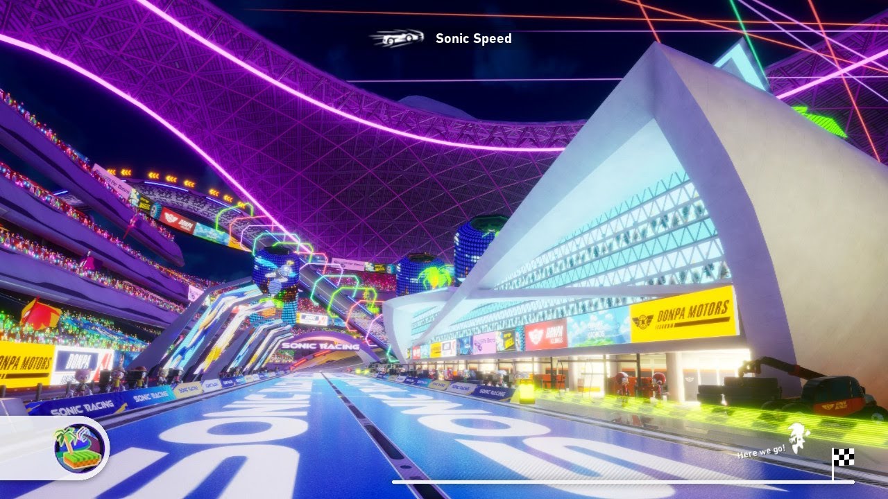 E-Stadium/Roulette Road with transitions - Sonic Racing: CrossWorlds - OST