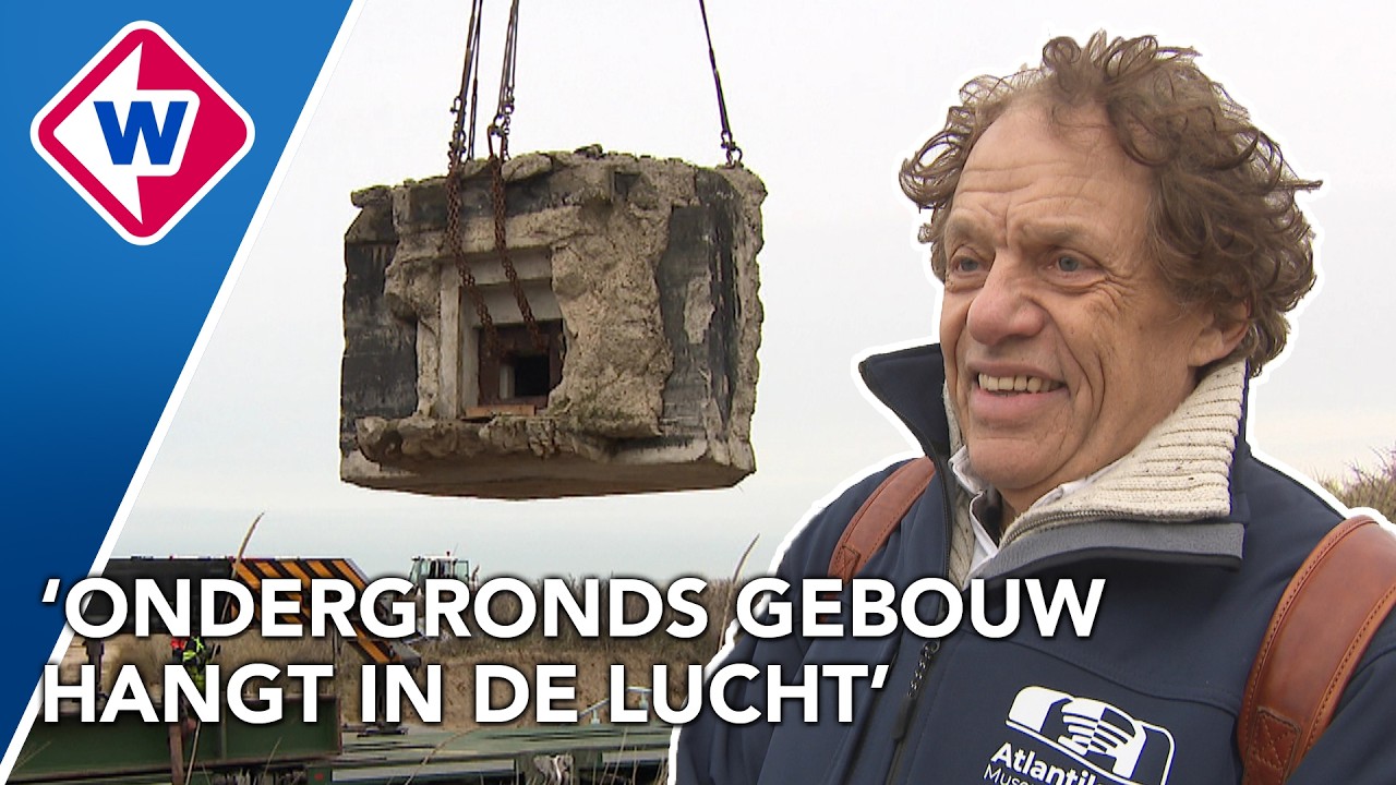 Loodzware oorlogsbunker is op nieuwe plek gezet